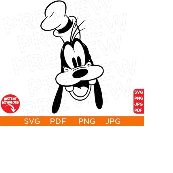 Goofy Image Vector Goofy Vector Svg, Goofy Ears SVG Mouse png, Disneyland ears - Inspire ...