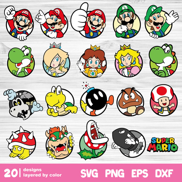 Mario Controller Svg super mario svg bundle, super mario png, mario svg, luigi sv - Inspire ...