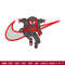 Nike Black Spiderman embroidery design, Black Spiderman embroidery, Nike design, movie design, Digital download.jpg