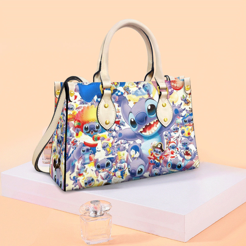Personalized Funny Stitch Collections Handbag, Anniversary Stitch Handbag, Disney Leatherr Handbag, Shoulder Handbag, Gift For Disney Fans - 1.jpg