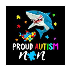 proud autism nana shark puzzles autism awareness svg, autism svg, shark svg, autism shark svg, nana svg, awareness day s