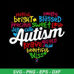 beyond words autism svg, autism svg, brave svg, beautiful svg, colored heart svg, autism puzzle svg, autism dad svg, aut