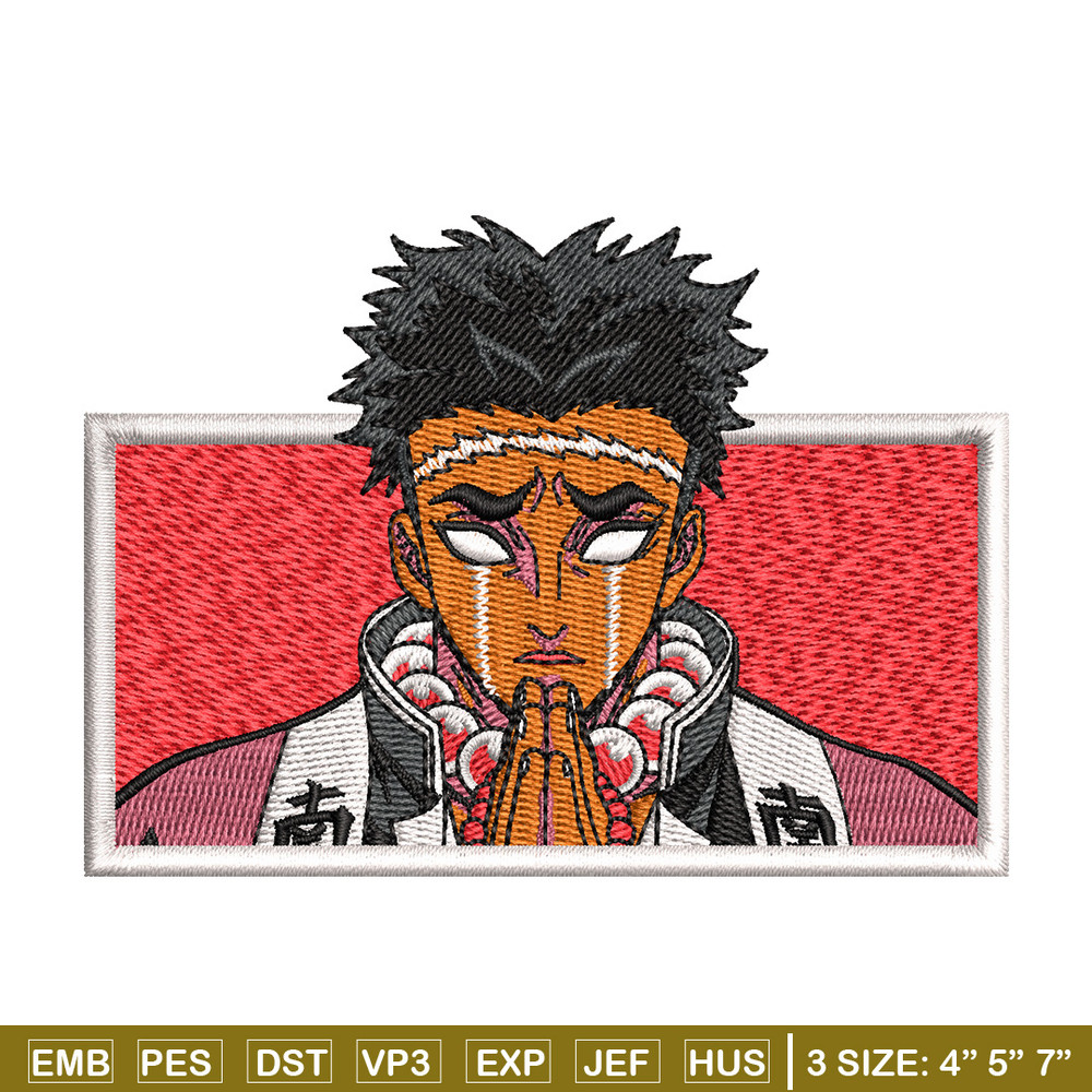 Stone hashira embroidery design, Gyomei embroidery, Anime design, Embroidery file, Embroidery shirt, Digital download.jpg