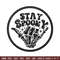 Stay spooky embroidery design, Spooky embroidery, Emb design, Embroidery shirt, Embroidery file, Digital download.jpg