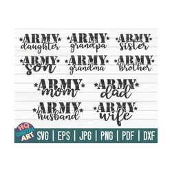 army family svg bundle / veteran's day svg / memorial day svg / free commercial use / cut files for cricut / printable /