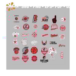 portland trail blazers bundle svg, sport svg, portland trail blazers svg, portland trail blazers logo svg, portland trai