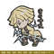 Zenitsu chibi embroidery design, Zenitsu embroidery, Anime design, Embroidery shirt, Embroidery file, Digital download.jpg