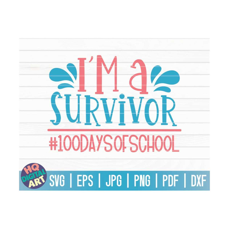 MR-10102023153513-im-a-survivor-hashtag-100-days-of-school-svg-100-days-image-1.jpg