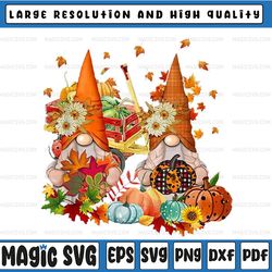 Happy Thanksgiving Png, Fall Gnomes Png, Autumn Design, Sublimation Design, Gift for thanksgiving