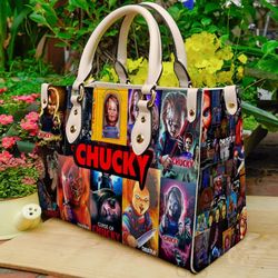 Chucky Halloween Horror Leather Bags,Chucky Lovers Handbag,Chucky Women Bags And Purses
