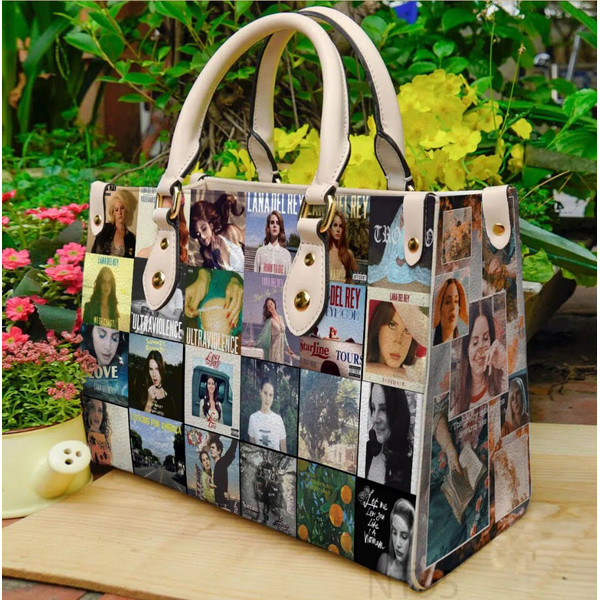 Lana Del Rey Music Singer Premium Leather Bag,Lana Del Rey Bags And Purses,Lana Del Rey Lover's Handbag,Woman Handbag,Custom Leather Bag - 2.jpg