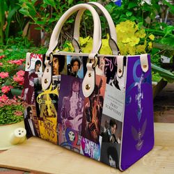 Prince Purple Leather Bags, Prince Women Bag And Purses, Prince Lovers Handbag