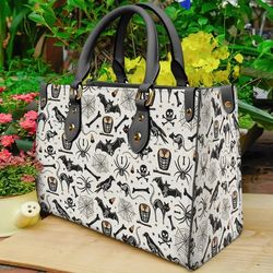 witch craft halloween women leather bag handbag,halloween woman handbag