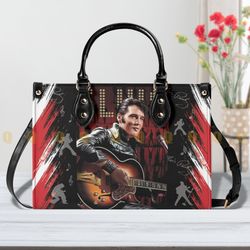 Elvis Presley Leather handBag, Leather Bag,Travel handbag