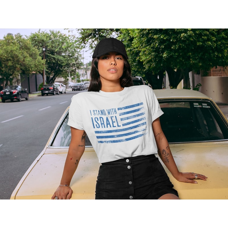 Israel Shirt Stand With Israel, Jewish Shirt, Israeli Tee, Hebrew T-Shirt, Jewish Gift, Jewish T-Shirt, Free Palestine Shirt Under Attack.png