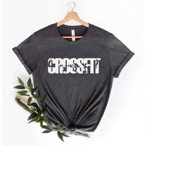 casual crossfit shirt, relaxed gym shirt, funny workout tee, unisex gym tee, cute fitness shirt, fitness club shirt, wom