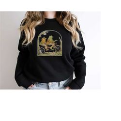 frog and toad crewneck sweatshirt,  vintage classic book sweatshirt gift, cottage core aesthetic sweatshirt, unisex book