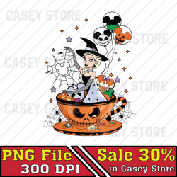 Halloween Princess Coffee Png, Balloon Halloween Png, Pumpkin Halloween Png, Vibes Princess Witch Png, Trick or Treat Pn