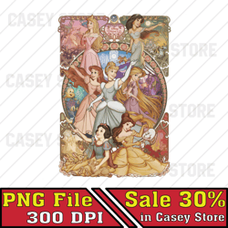 retro princess land png, world princess png, vibes princess png, magic kingdom png, digital download