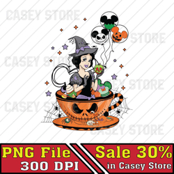 Poison Apple Princess Halloween Png, Balloon Halloween Png, Pumpkin Halloween Png, Princess Witch Png, Trick or Treat Pn