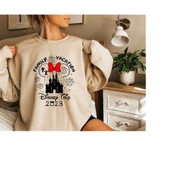 disney family vacation sweatshirt,  disney family trip 2023 tshirt, disneyworld magic kingdom shirt, disney family vacat