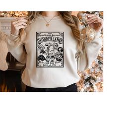 disney alice sweatshirt,  disney princess sweat, wonderland sweat, alice in the wonderland sweat, alice lover sweater, c