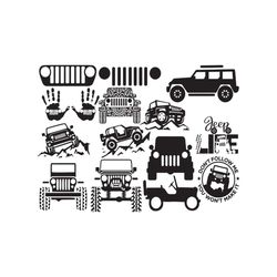 jeep life bundle svg, vehicle svg, jeep svg, off road svg, transport svg, vehicle legends codes svg, vehicle tracker svg