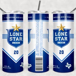 lone star light tumbler png - drink tumbler design - straight design 20oz/30oz skinny tumbler png - png file