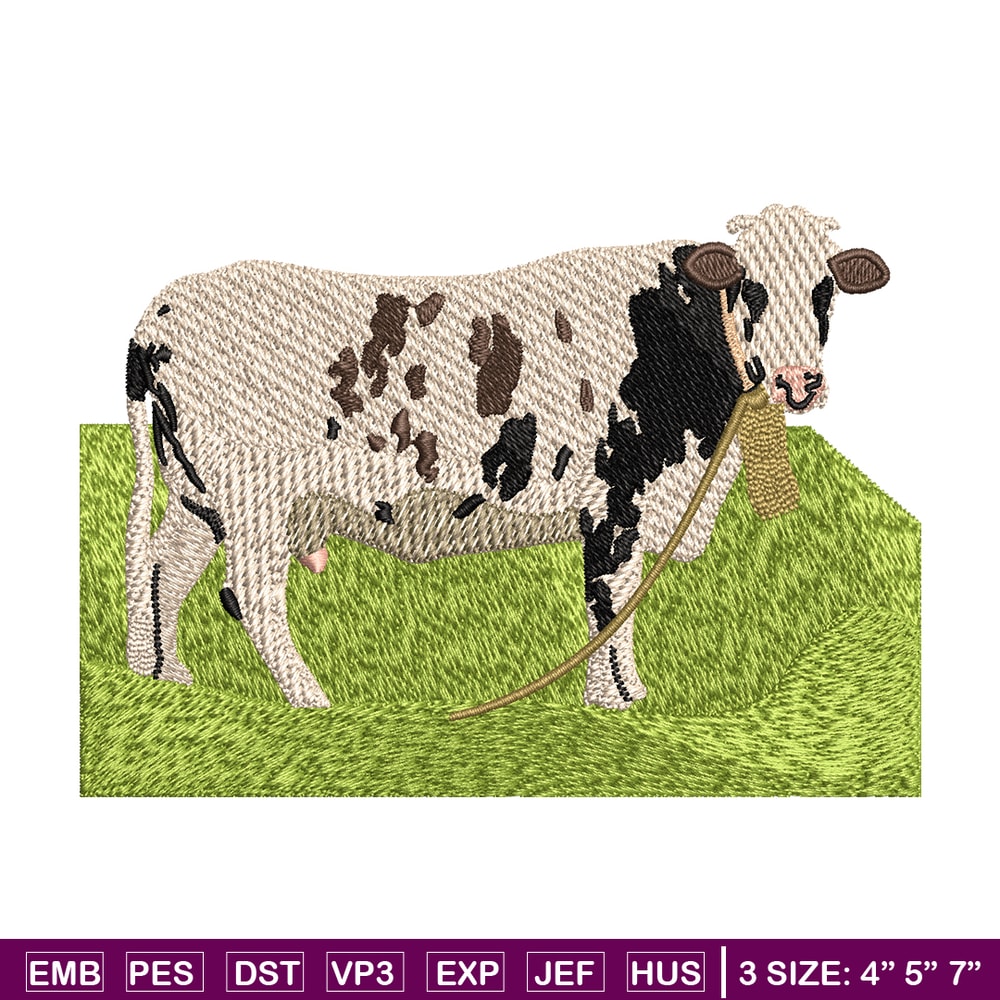 Dairy cow embroidery design, Dairy cow embroidery, logo design, Embroidery shirt, logo shirt, Instant download.jpg