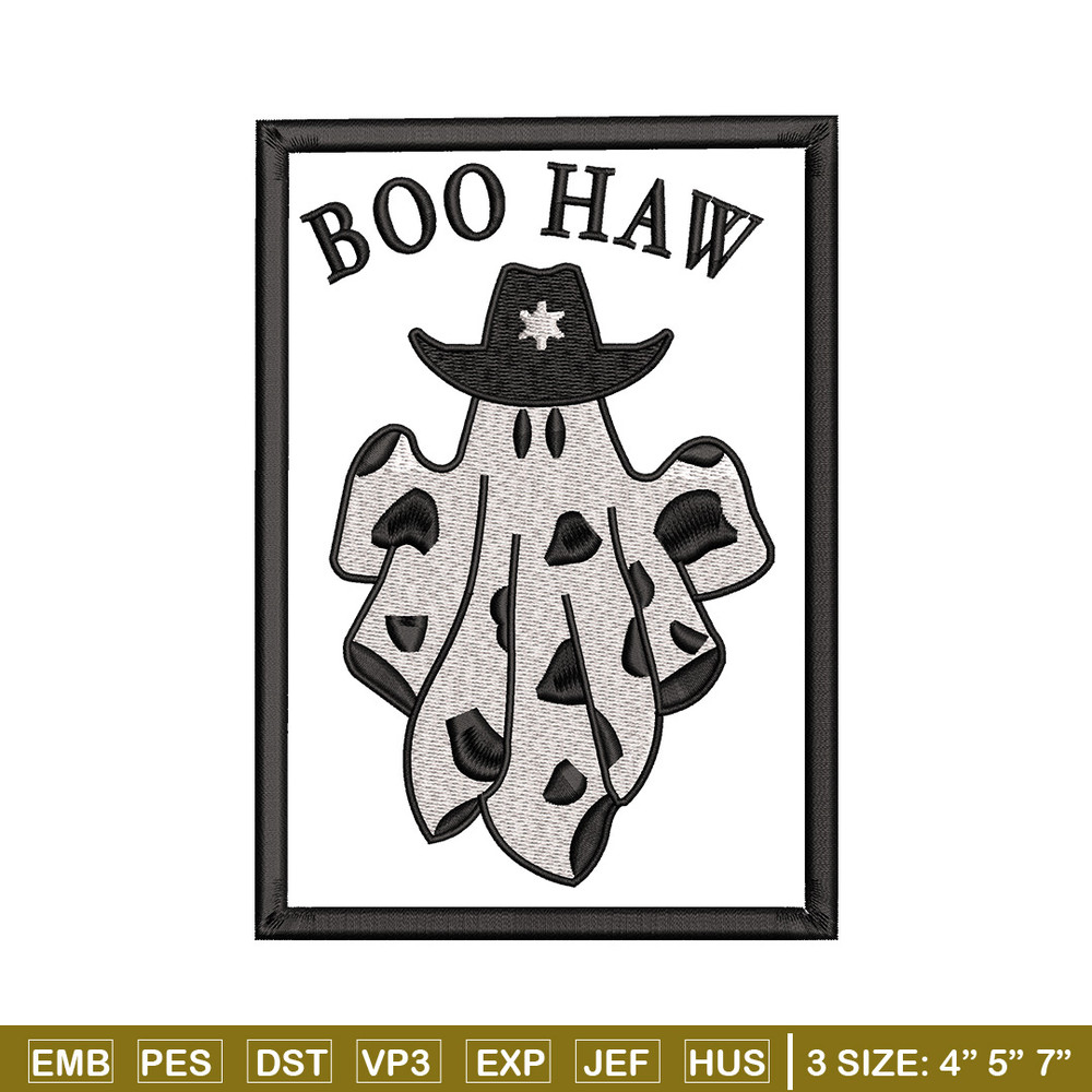 Boo haw embroidery design, Boo halloween embroidery, Embroidery file, Embroidery shirt, Emb design, Digital download.jpg