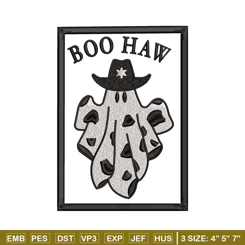 Boo haw embroidery design, Boo halloween embroidery, Embroidery file, Embroidery shirt, Emb design, Digital download.jpg