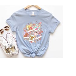 winnie the pooh shirt, disney floral shirt,kids cartoon shirts, bear winnie piglet eeyore tigger shirt, gift for kids,