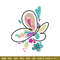 Butterfly color embroidery design, Butterfly embroidery, Embroidery file, Embroidery shirt, Emb design, Digital download.jpg