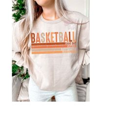 retro basketball png, basketball sublimation design, retro basketball smile face png, basketball vibes png, basketball m