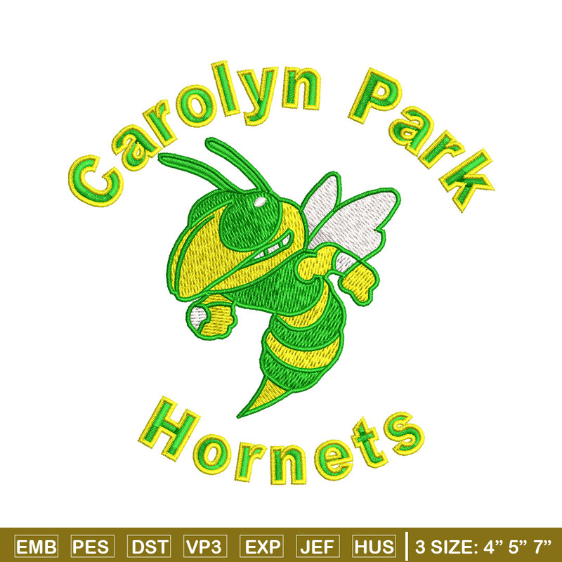 Caroiyn park embroidery design, Logo embroidery, Embroidery file, Embroidery shirt, Emb design, Digital download.jpg