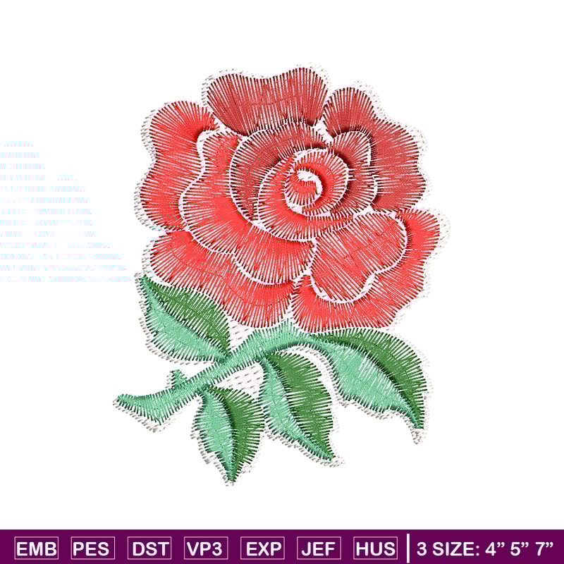 Flower Rose embroidery design, Flower Rose logo embroidery, logo design, Embroidery shirt, logo shirt, Instant download.jpg
