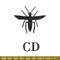 Cd mosquito embroidery design, Logo embroidery, Embroidery file, Embroidery shirt, Emb design, Digital download.jpg
