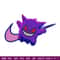 Gengar Nike embroidery design, Pokemon embroidery, nike design, anime design, anime shirt, Digital download.jpg