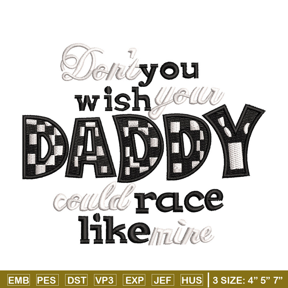 Dady logo embroidery design, Logo embroidery, Embroidery file, Embroidery shirt, Emb design, Digital download.jpg