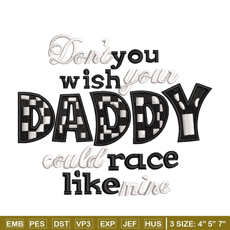 Dady logo embroidery design, Logo embroidery, Embroidery file, Embroidery shirt, Emb design, Digital download.jpg