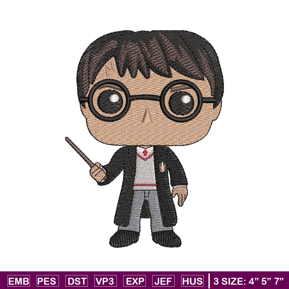 Harry Potter embroidery design, Harry Potter embroidery, movie design, movie shirt, Embroidery file, Digital download..jpg