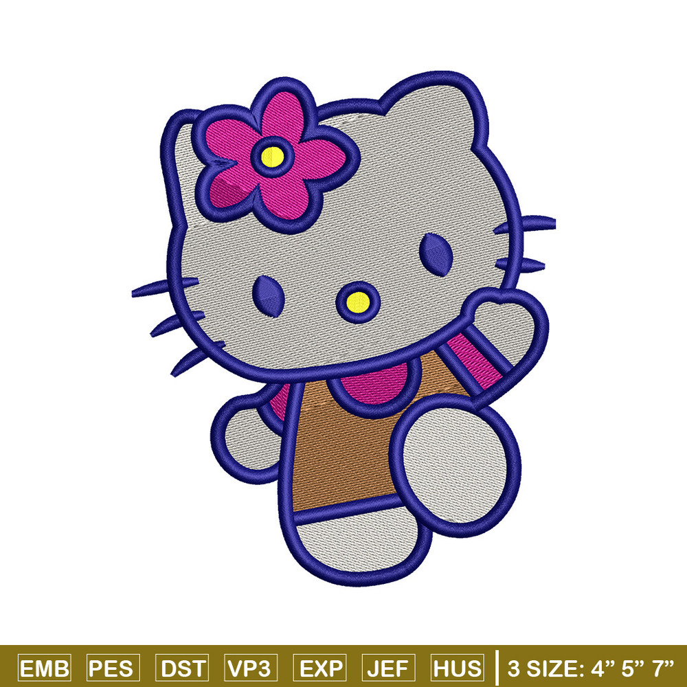 Hello kitty embroidery design, Kitty embroidery, Embroidery file,Embroidery shirt, Emb design, Digital download.jpg