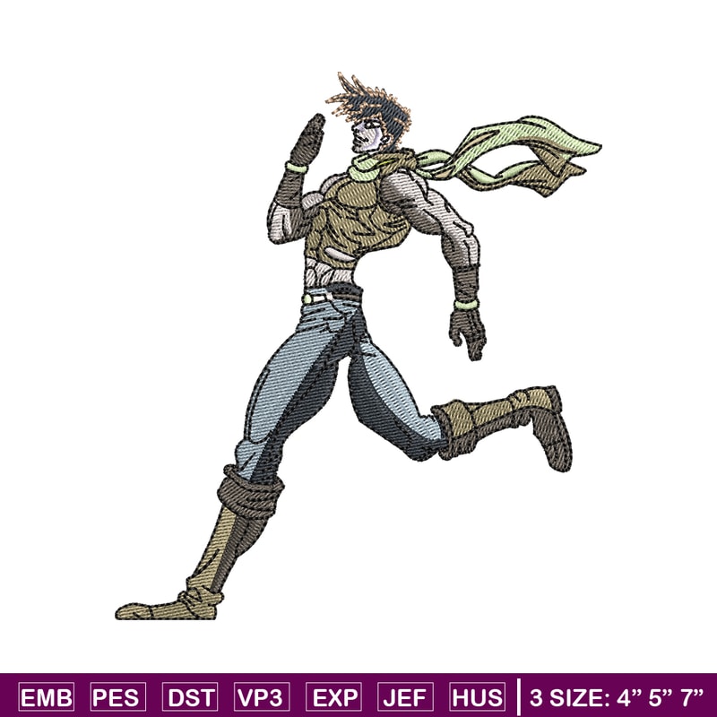 Joseph joestar embroidery design, Joseph joestar embroidery, logo design, Embroidery shirt, logo shirt, Instant download.jpg