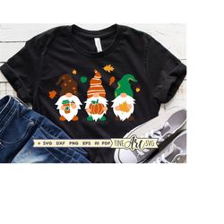 thanksgiving gnomes svg, autumn svg cut file, fall gnome svg, thanksgiving shirt, gnome with pumpkin, svg dxf pdf png ep