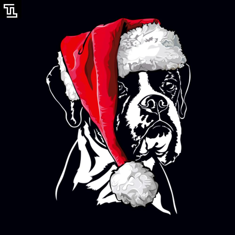 TT132-Boxer Dog Santa Christmas dog, Christmas PNG Download.jpg