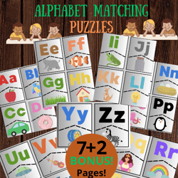 Alphabet letters Puzzles,alphabet flashcards,letter recognition,kindergarten gifts,Toddler Alphabet Puzzles,preschool