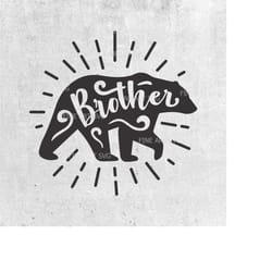 brother bear svg, brother bear, bear svg, brother svg, family bear svg, family shirt svg, svg cut files, cricut svg, sil