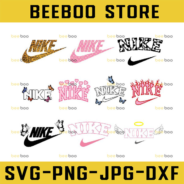 Nike Logo Bundle Svg, Trending Svg, Nike Logo Svg, Fashion B - Inspire ...