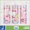Kitty Coffee Tumbler, 20oz Straight Skinny Wrap, Spring Flower Pink Cat PNG, Tumbler Wrap, Cartoon Tumbler Wrap (27).jpg