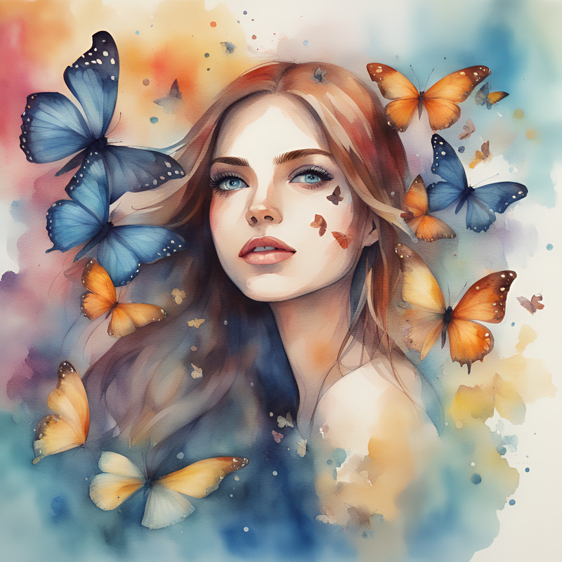girl-with-butterflies-watercolor-printable-23.png